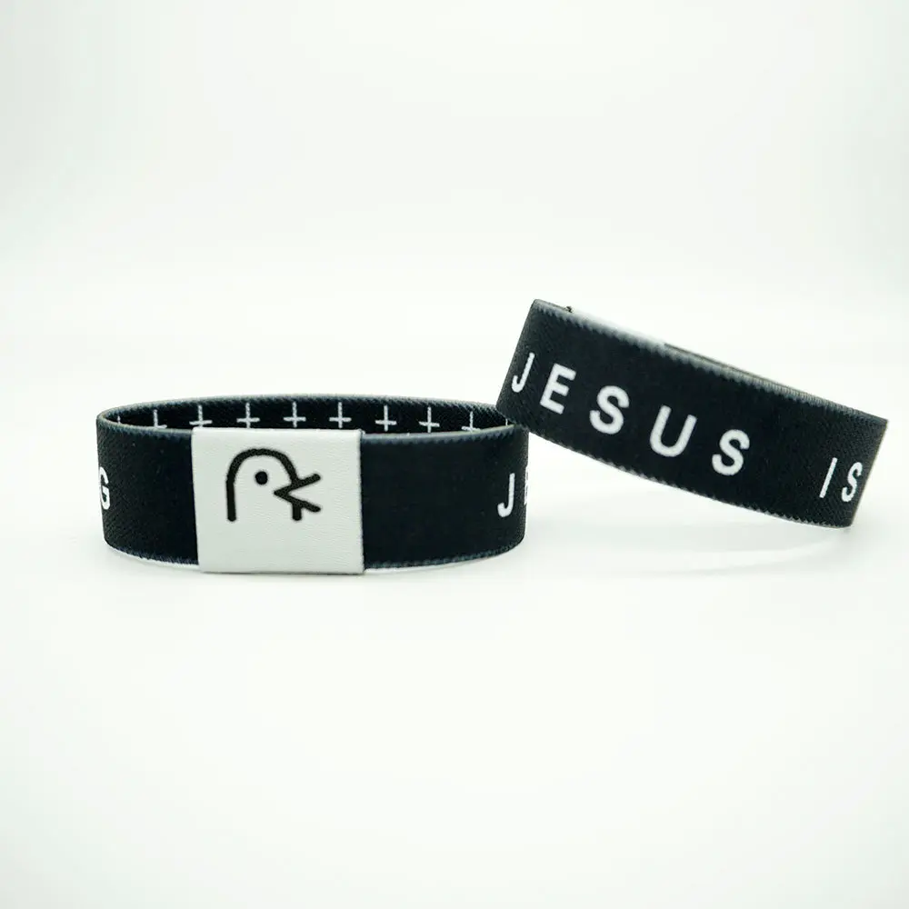 Unisex Elastic Fabric NFC Enabled Bible Bangle - Fashion Costume Jewelry Bracelet, Touch Phone Sensing Area Compatibility, Daily Wear Accessory, Nfc Function, Cross Motif, Touch Nfc, Nfc Function On Phone, Touching Sensing Area