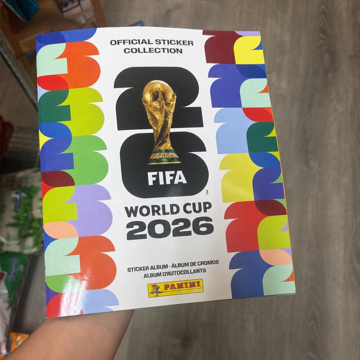 2026 Football Sticker Album Set, Panini Collector Archive (Collection album + 25 sticker packs)