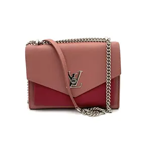 Pre-owned Louis Vuitton Leather Handbag Mylockme Fuchsia BB#4084