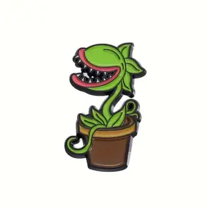 Cute Piranha Plant enamel pin