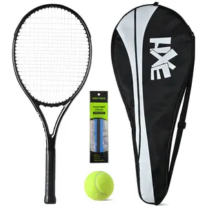 HXE T700 Carbon Fiber Adult Tennis Racket - 27 Lightweight (260g),Includes Ball/Bag/Overgrip (Beginner-Intermediate) Slip-Free Tennis Racket Grip Tape