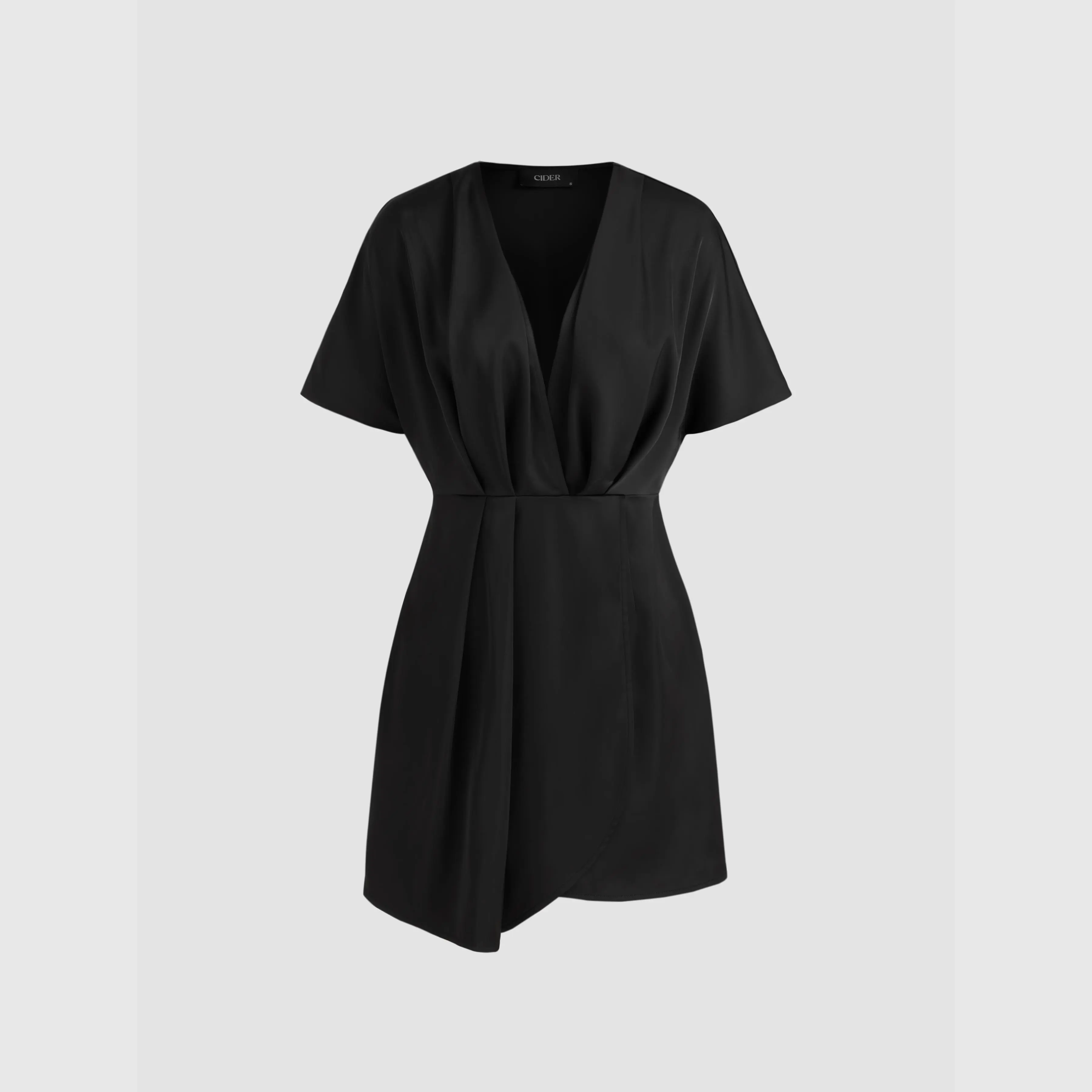 knee length dresses for ladies Cupro 2 in 1 Wrap Dress S
