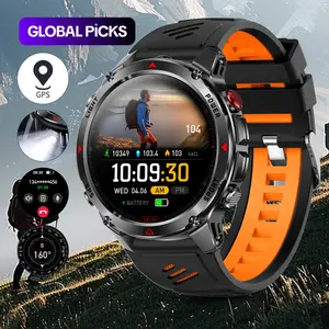 GPS Smartwatch Outdoor Sports Watch, Wearable Health Fitness Smartwatch, Calling Smart Watch, Wireless Call Function, 100+ Sport Modes, Calorie Counter, Weather Alarm LED Compass, Gift for Men Women #TOP PICKS