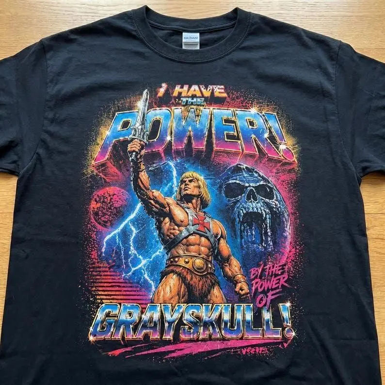 HeMan I Have The Power Tee | Vintage 80s Cartoon Masters of the Universe Shirt