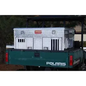 Owens Products 55079 Hunter Series Double Compartment UTV Dog Box with Top Storage