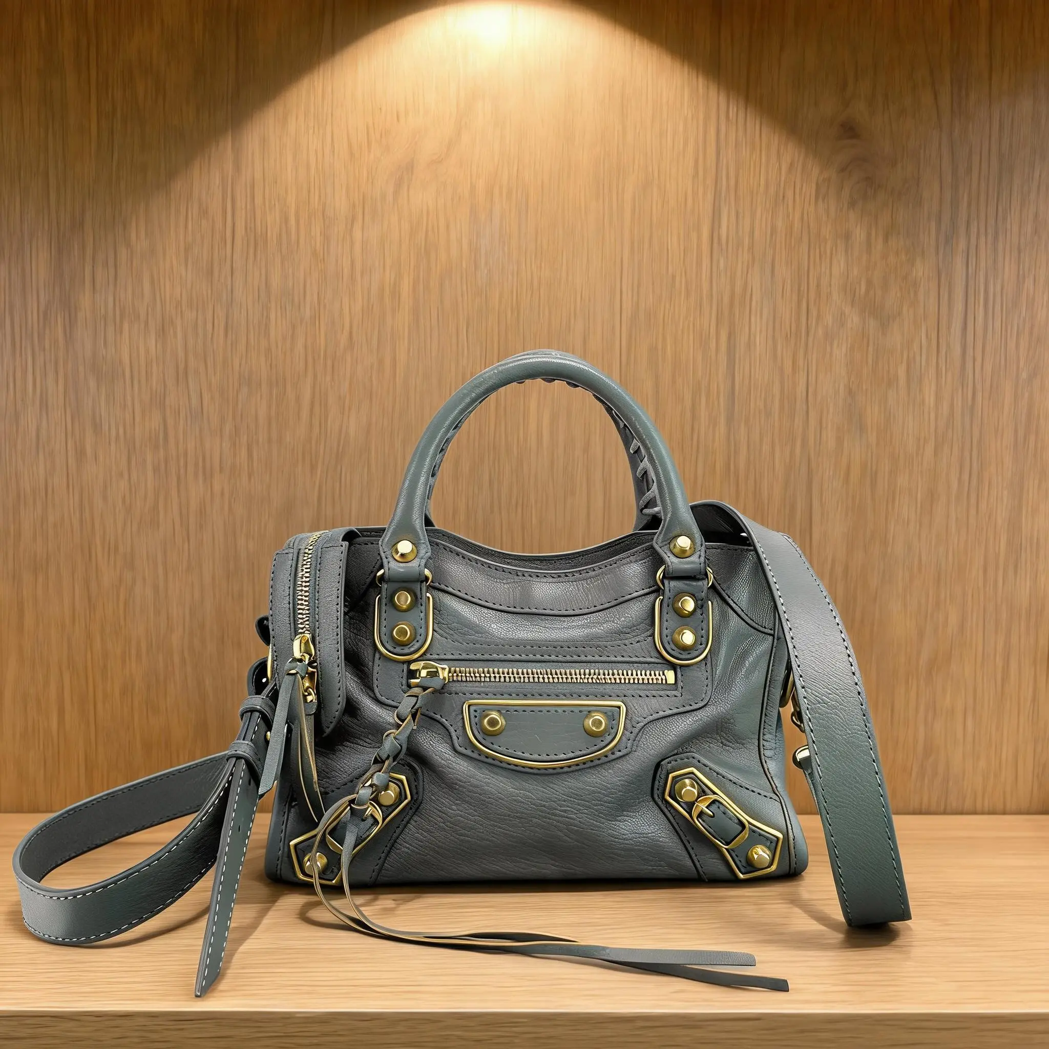 Pre-owned Balenciaga Leather Shoulder Bag C0714461792