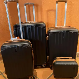 UUH Luggage Sets(4pcs/6pcs/7pcs/8pcs/9pcs) with TSA Locks - Suitcase for Travel, Basic Functional Luggage TSA Lock Spinner Wheels Lightweight–Affordable Entry-Level Option