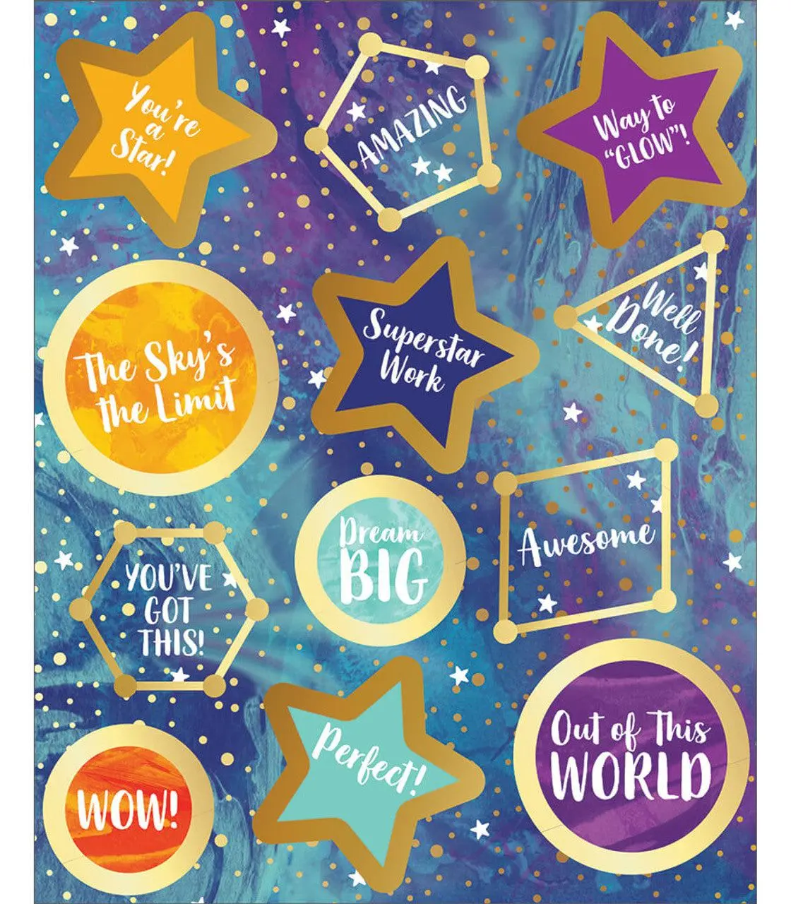 Galaxy Motivators Motivational Stickers