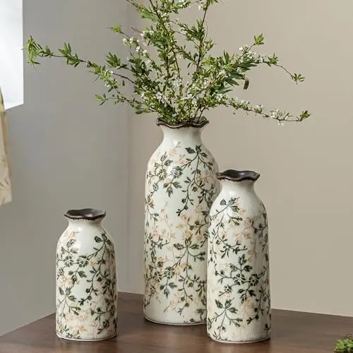 05 green and Beige set of 3