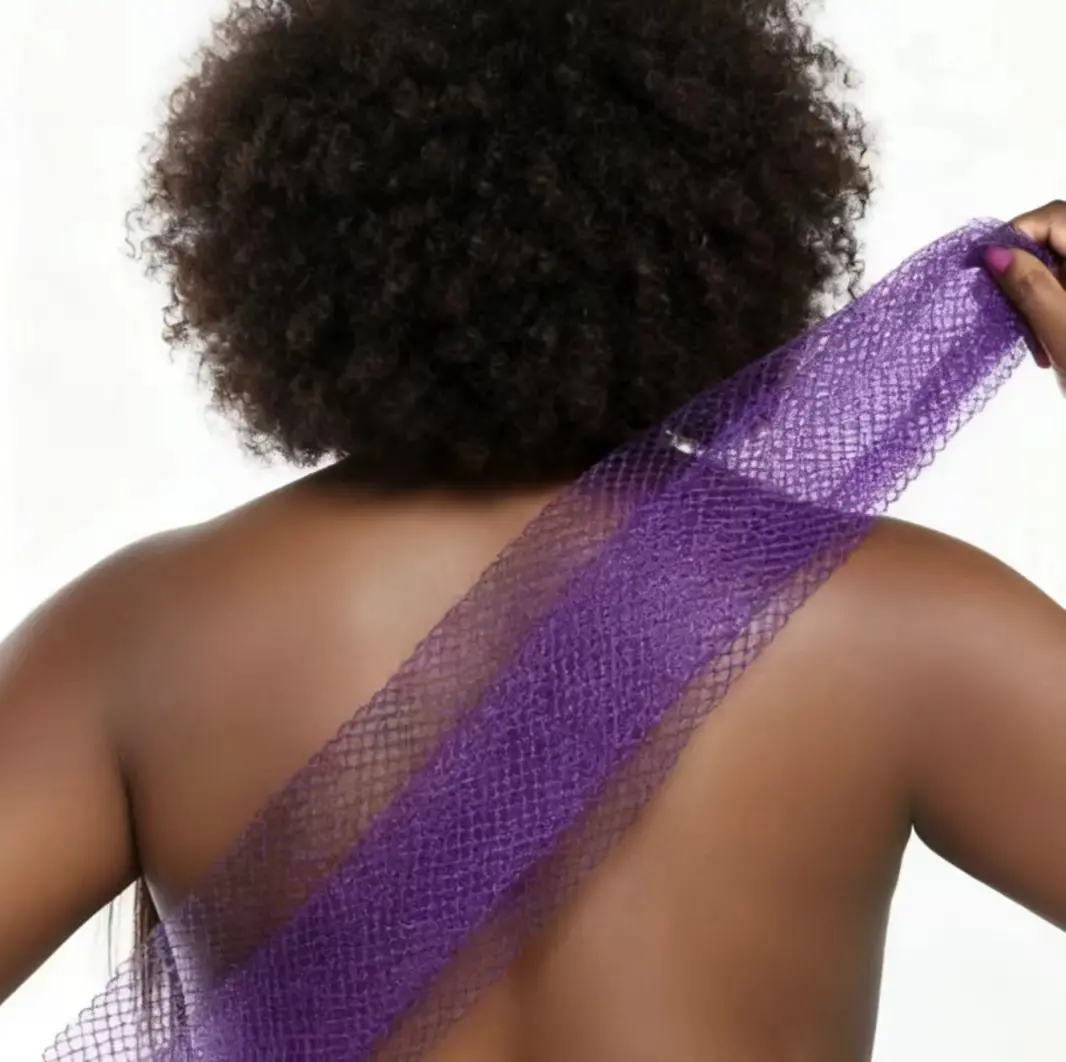 African Net Sponge, African Exfoliating Net Sponge, African Bath Sponge, Ethically Sourced Real African