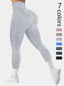 Women's Fall Winter Fitness Set, High Waisted Yoga, High Elasticity Seamless Design, Slim-Fitting Gym Workout Clothes, Comfortable Hip & Ab Control