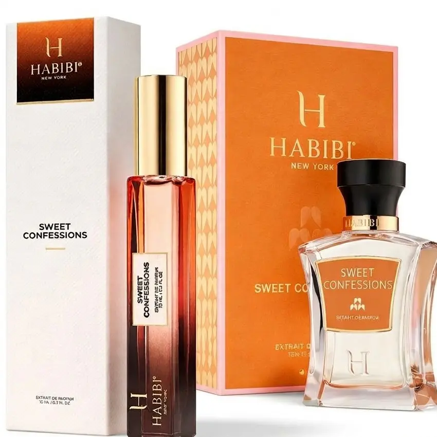HABIBI NEW YORK Sweet Confessions Extrait de Parfum, an Exquisite Unisex Fragrance for Warmth with Pistachio & Dark Chocolate, Body Perfume, Aroma Perfume, Exquisite Fragrances