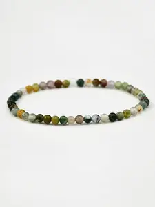 1 Piece Vintage Natural Stone Beaded Bracelet, Boho Style Jewelry for Women & Men, Classic Fashion Accessories for Daily Wear