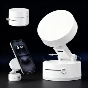 Multi-functional strong magnetic suction cup, upgraded 360° adjustable car, hands-free phone holder, Phone suction mount, Cell phone holder, suitable for cars/gyms/smooth surfaces, compatible with iPhone 16/15/14/13/12 series