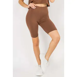 Women's Peach Skin Biker Short
