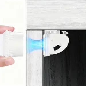 Magnetic Cabinet Locks 10 Pack, Drawer Locks Proofing, Magnetic Door Safety Locks for Cabinets, Mom Tested Child Safety Latches Outdoorfun Nursery,Easy Installation, Baby Proofing, Childproofing Safety Drawers Protection Latches,Locks for Babies