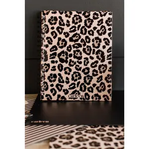 Classic Lined Journal Notebook - Leopard Print