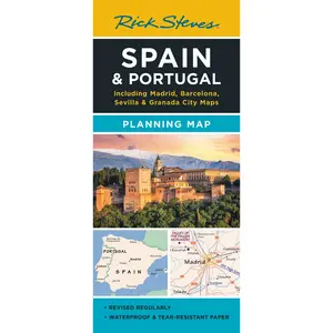 Rick Steves Spain & Portugal Planning Map by Rick Steves [Hardcover Book]