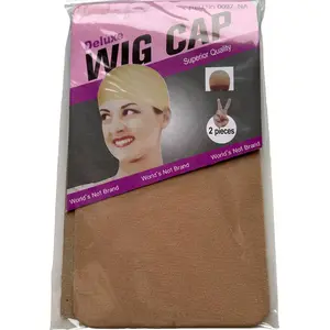Deluxe Wig Cap Hair Nets Weave Hairnets Stocking Wig Caps Stretch Mesh Caps Stocking Caps for Making Wigs Free Size Haircare Heatless