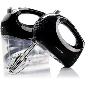 NEW 5 Speed Ultra Power Hand Mixer with Storage Case for Easy Mixing and Whipping Tasks OVENTE