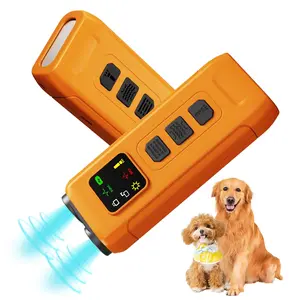 Outdoor Anti-Dog Bite Device, Wildlife Prevention with Flashlight, Dog Barking Deterrent, 16.4ft Sound Wave Emitter, Dogs & Cats
