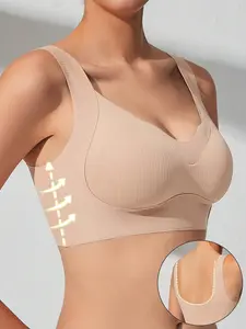 Women's Seamless Push Up Bra Wireless Casual Comfortable Bralette Underwear Wirefree Bras