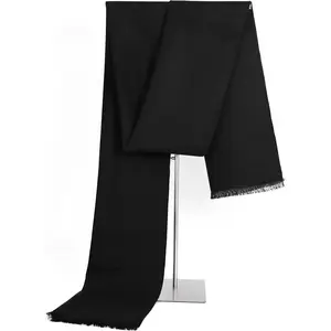 Winter Scarf For Men Ultra-Soft Plaid Tassel Men Scarf Warm Soft Cashmere Feel 73"×12"