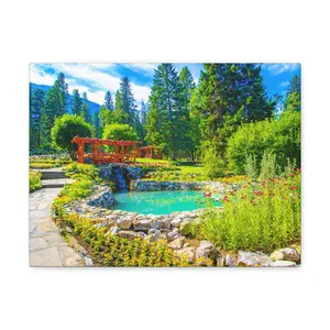 Banff Alberta Canada Cascade of Time Garden Beautiful Colorful Landscape Photograph Canvas Gallery Wraps