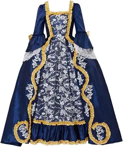 Queen Marie Antoinette Dress Women's Rococo Ball Gown 18th Century Victorian Dress Costume
