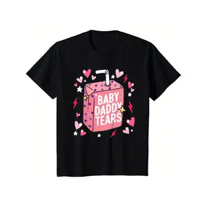 Baby Daddy Tears Love Heart Dad Is My Valentine T-Shirt