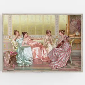 Vintage Women Print | Victorian Women | Antique Painting | Vintage Wall Art |  Regency Wall Decor |able Print | PRINTABLE Art #145