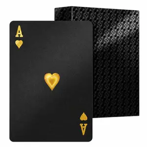 Playing Cards - Waterproof Diamond Textured Foil PET Poker Cards - for Swimming Pool, Beach Club Party, Camping & Magic Show - Premium Sleek Gift for Men, Adults & Friends