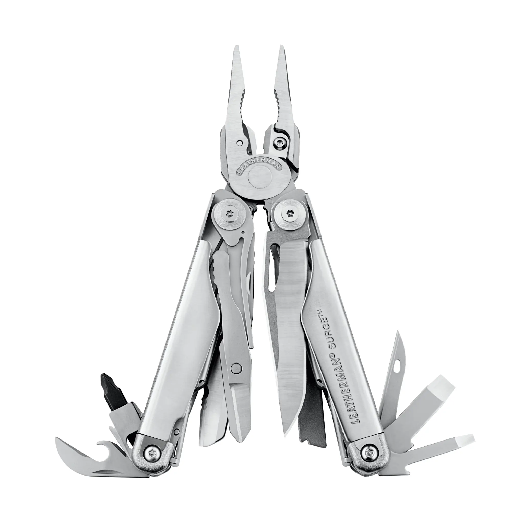 Leatherman Surge Heavy-Duty Multi-Tool – 21-in-1 with Replaceable Wire Cutters & Blade Exchanger Leatherman Surge Heavy-Duty Multi-Tool – 21-in-1 with Replaceable Wire Cutters & Blade Exchanger