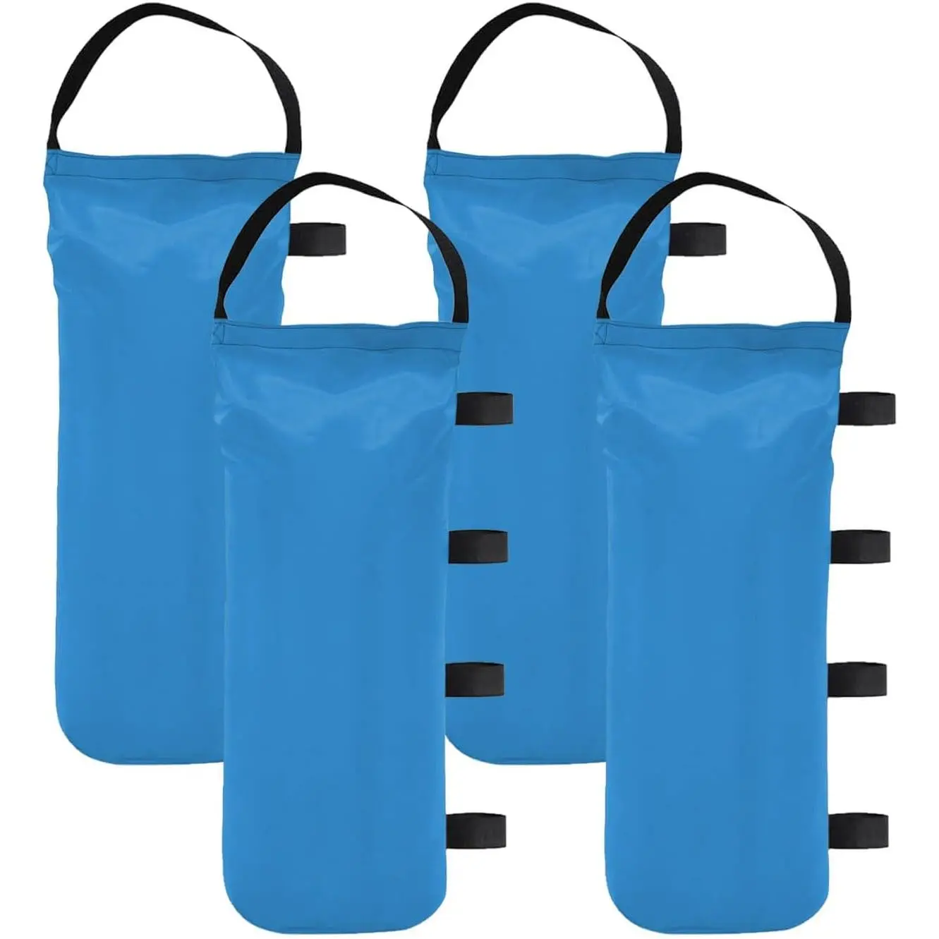 145 LBS Canopy Weights Sand Bags, 4-Pack Sand Bags for Weight Outdoor Advertising Tent Sunshade Fixed Windproof Pop up Canopy Tent Weights (Blue)