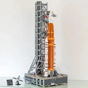 2025 New Space Launch System Super Space Shuttle Building Block Exploration Collectible Model Bricks Toys for Kids Adult Gifts Dice Bags & Boxes