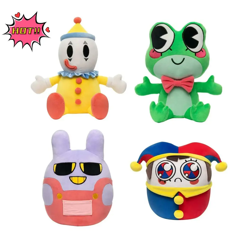 9.84-11.81in The Amazing Digital Circus Plush Toy, Cute TADC Stuffed Figure Pillow, Multiple Character Options, Soft Plushie, Birthday Gift for Kids & Fans