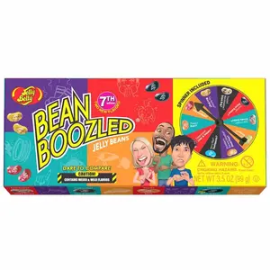 Jelly Belly BeanBoozled Jelly Beans Spinner Gift Box, 7th Edition, 3.5 Ounce. Gag Gift, Candy, Snack