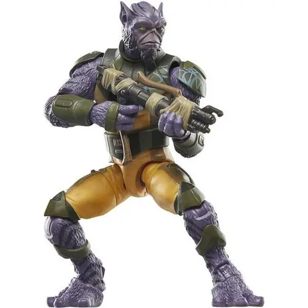 Star Wars: Rebels Vintage Collection Garazeb "Zeb" Orrelios Poseable Vinyl Action Figure - TV/Movie Character Collectible, Poseable Action Figure, Statue