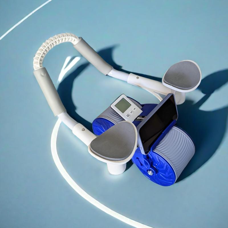 ab roller wheel   workout Abdominal Fitness Wheel for Core Muscles Training Automatic Rebound Ab Roller with Timer