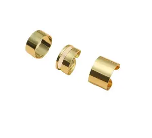 Metal Alloy Hallow Ring Set