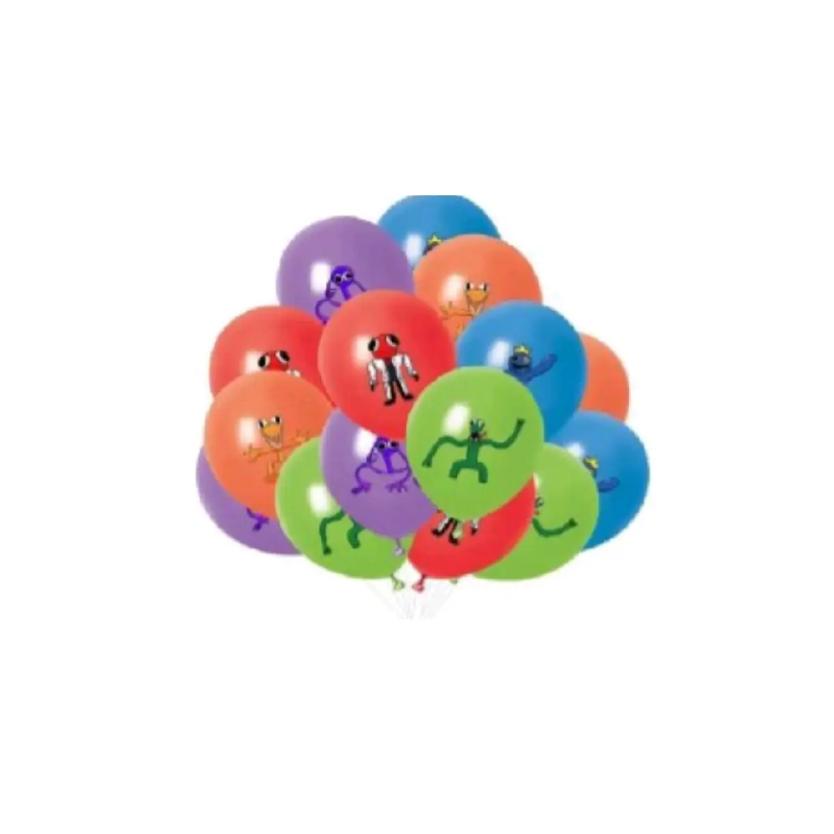 15 12-in RAINBOW FRIENDS BALLOONS 15 12-in RAINBOW FRIENDS BALLOONS