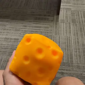 Soft Cheese Block Toy -, Stress Relief Squeeze Toy, Perfect for Play and Relaxation, Model Xinghao Cxq