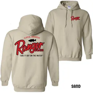 Ranger Boats Hoodie – Official Logo Outdoor Sweatshirt, Unisex Boating and Fishing Lifestyle Pullover for Men and Women, Take It Out On The Water Graphic Apparel, Made in USA.LKD
