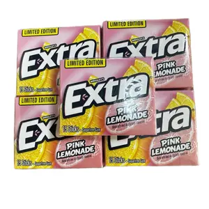 Extra Pink Lemonade Gum - Chewy Snack for All Ages. 5 Packs Extra Pink Lemonade Gum - Chewy Snack for All Ages. 5 Packs