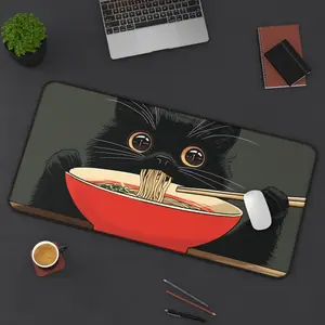 Cute Cat Desk Mat, Animal Desk Mat, Gaming Mouse Pad, Large Mousepad, Anime Desk Mat, Desk Pad for Work, Game Office Home XL, Cat Lover Gift