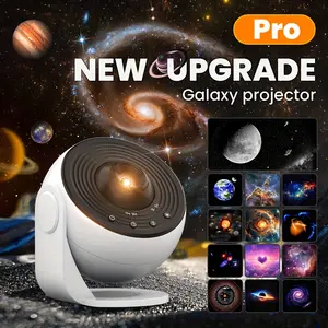 Earth Projector PRO 4K HD 13 Film Card Globe Galaxy Projection Lamp Pro Version Table Lamp Home Decor for Room Decoration