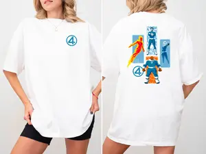 The Fantasticc Fourr 2 Sides Movie Shirt, Fanstaastic Four First Step Vintage Shirt, Movie Gift Shirt For Friends