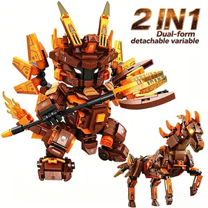 620 Pieces Zodiac Building Blocks Set, Transformable Into Two Shapes, Ideal Birthday Gift for Kids and Adults, Fun Educational Toy