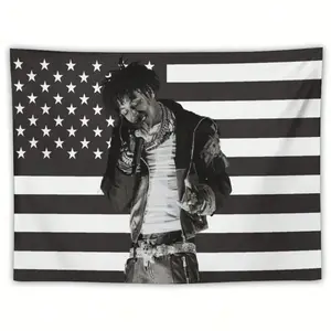 1pc 2D Printed Musical Flag Inspired By Youngboy - Wall Decoration For Boys' Bedrooms, Living Rooms And Dormitories, Men'S Cave (3X5) (Single-Sided Printing)