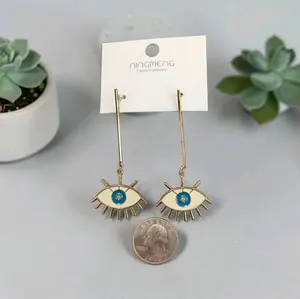 Eye Dangle Earrings